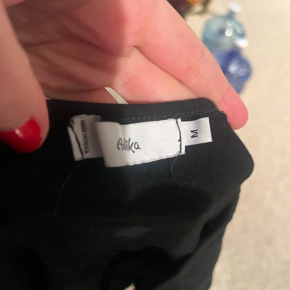 Adika Black Long Sleeve Cut Out Top - Picture 3 of 4